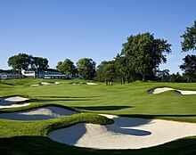 Fairway bunkers at the Oakland Hills Country Club, Bloomfield Township, Michigan Oakland Hills Country Club - Bloomfield Hills, Michigan.jpg