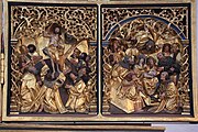 English: Detail of the altar by Claus Berg in St. Knuds church (the cathedral) in Odense, Denmark