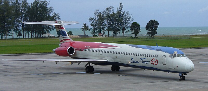 File:One-Two-GO Airlines McDonnell Douglas MD-82.jpg