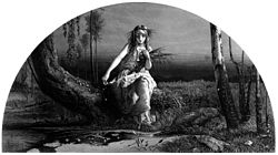 Ophelia as appeared in The Works of Shakspere, with notes by Charles Knight, ca. 1873 Ophelia (The Works, 1873).jpg