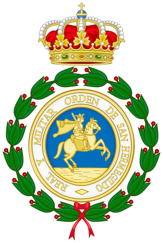 <span class="mw-page-title-main">Royal and Military Order of Saint Hermenegild</span> Military honor and legion created by Ferdinand VII of Spain