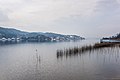 English: View of Lake Wörth and Unterdellach Deutsch: Blick auf den Wörther See und Unterdellach