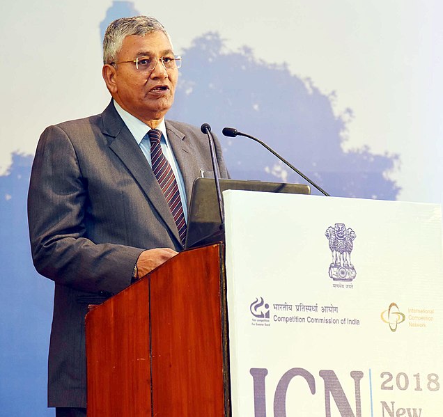 File:P.P. Chaudhary delivering the inaugural address at the Plenary Session of the three-day International Competition Network Annual Conference 2018 (ICN2018), organised by the Competition Commission of India, in New Delhi.jpg