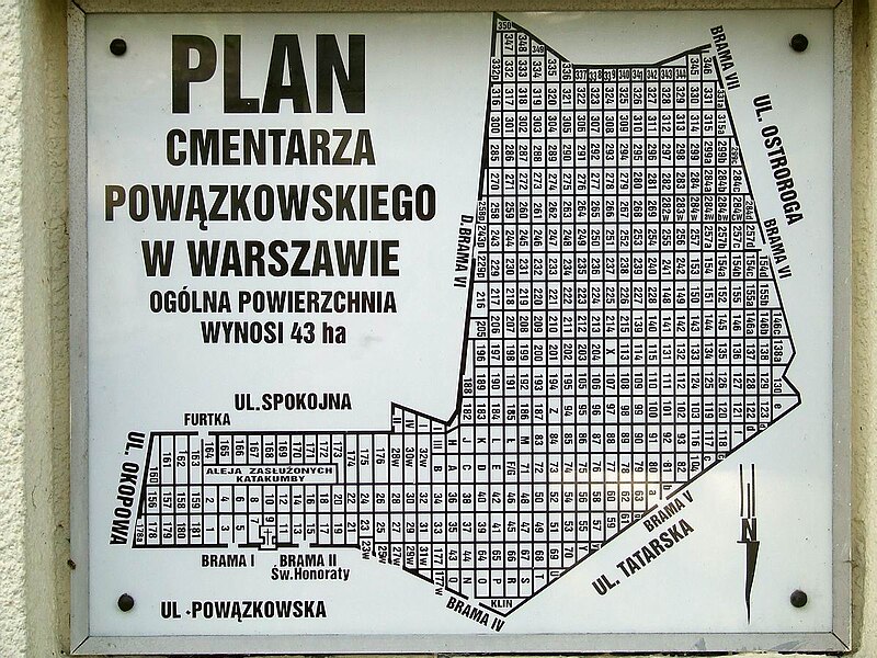 File:PL Warsaw Stare Powązki plan cmentarza.jpg