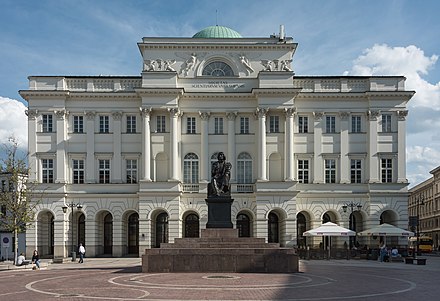Pałac Staszica w Warszawie – siedziba niektórych instytutów I Wydziału PAN