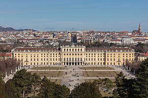 Palacio de Schönbrunn desde la Gloriette