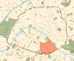 13º arrondissement de Paris - Localização