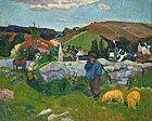 Paul Gauguin, Le gardien de porcs, Bretagne