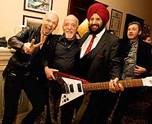 Paulo Coelho, The Scorpions, and Satjiv Chahil; Bassano del Grappa, Italy; April 2012 Paulo Coelho, The Scorpions, and Satjiv Chahil.jpg