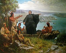 Pere Marquette and the Indians (1869) by Wilhelm Lamprecht Pere Marquette.JPG