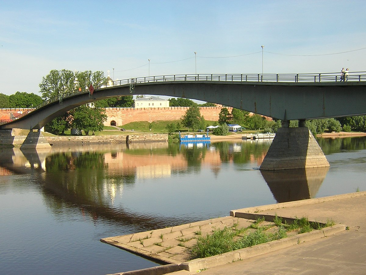 пешеходный мост великий новгород