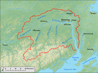 The Petitcodiac catchment area