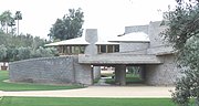 Different view of the David Wright House. The house is listed on the Phoenix Historic Property Register.