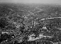 Aerial view pada tahun 1940