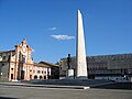 Monumentet på Piazza Francesco Baracca i Lugo, hans hjemby.