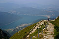 Vista dal Monte Generoso verso il Lago di Lugano