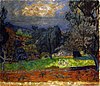 Pierre Bonnard Paesaggio al tramonto 1927.jpg