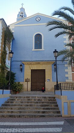 Plasmamos la imagen centrica de la Iglesia de la Merced en el punto céntro del pueblo de Calasparra, una iglesia fundada sobre los cimientos del antiguo convento calasparreño.jpg