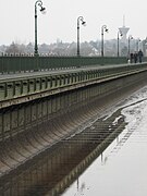 Pont-canal de Briare à sec.