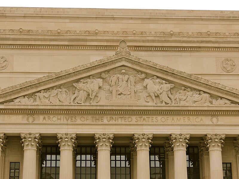 File:Portico of the National Archives.JPG