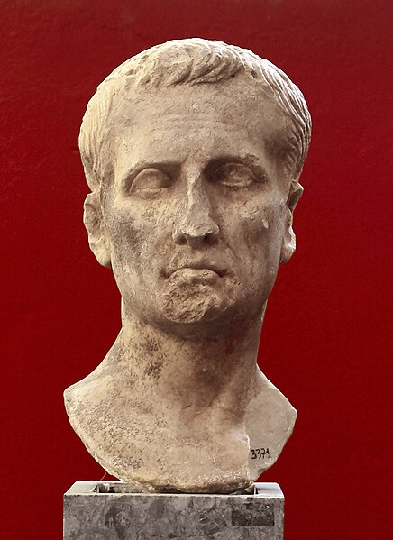 File:Portrait of Julius Caesar (1st cent. B.C.) at the Archaeological Museum of Sparta on 15 May 2019.jpg