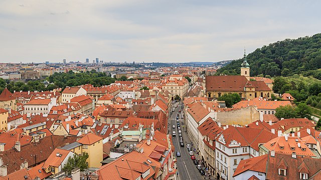 View of Malá Strana from St. Nicholas Church