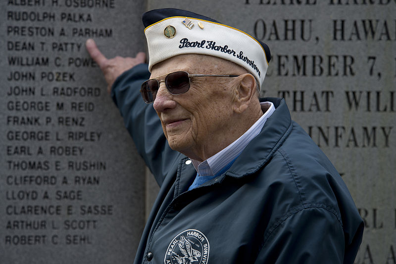 File:Preston A. Parham, a Pearl Harbor survivor, points to his name on the Pearl Harbor Monument at Joint Expeditionary Base Little Creek-Fort Story in Virginia Beach, Va 121207-N-XS652-331.jpg