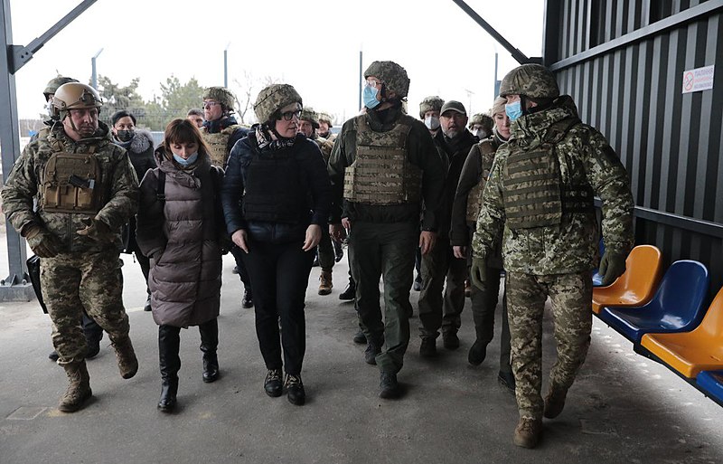 File:Prime Ministers of Ukraine and Lithuania visited the Luhansk Oblast, showed support to each other against Russian invasion (22).jpg