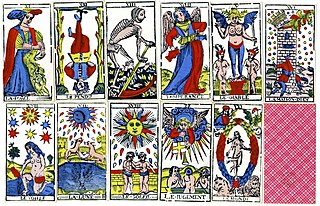 Tarot Cards used for games or divination