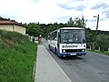 Čeština: Autobus v obci Psáry, která se nachází se jižně od Prahy a obce Jesenice nápověda English: Bus in Psáry village situated southwards from Prague, CZ help