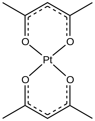 <span class="mw-page-title-main">Platinum(II) bis(acetylacetonate)</span> Chemical compound