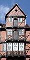 Detail of the half-timbred house called "Börse" (stock exchange) in Quedlinburg, Saxony-Anhalt (Germany)