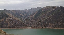 Qurama mountains near Achangaran reservoir.jpg