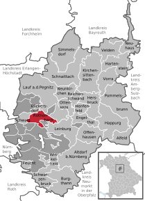 Poziția localității Röthenbach an der Pegnitz