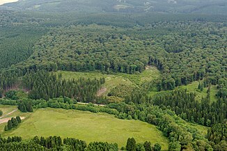 The valley of the beavers in the Rüthen urban forest