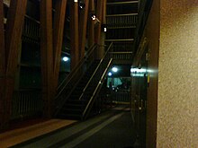 Stairs inside the theater RED BANK STAIRS.JPG