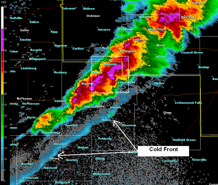 File:Radar image of severe thunderstorms and cold front over Marion County, Kansas.png