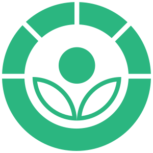 The Radura symbol, as required by U.S. Food and Drug Administration regulations to show a food has been treated with ionizing radiation.