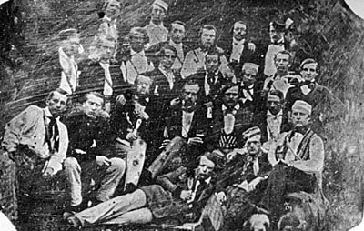 Reutlinger Zwanzigstes Stiftungsfest Corps Rhenania Daguerreotypie 1847.jpg