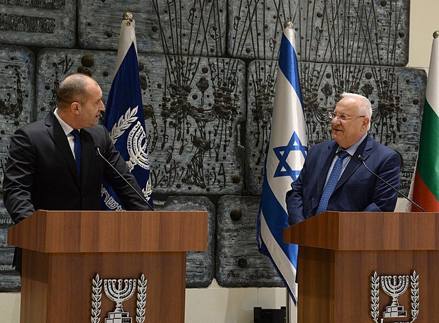 Radev with Israeli President Reuven Rivlin, 20 March 2018