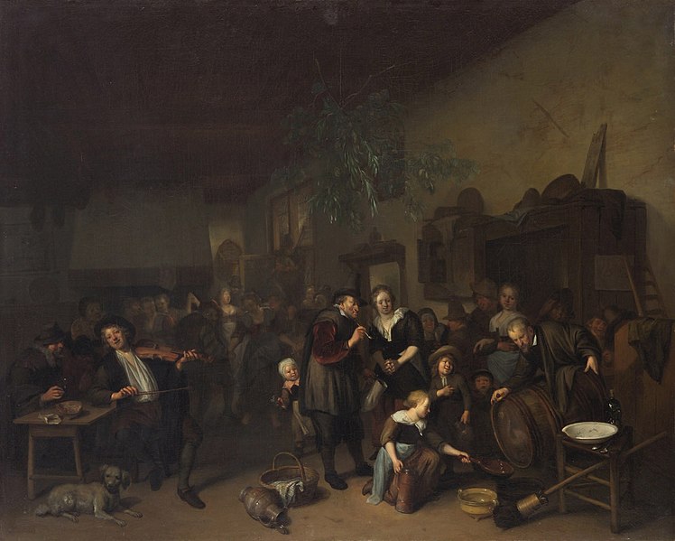 File:Richard Brakenburgh - Wirtshausszene mit tanzenden Bauern - GG 629 - Kunsthistorisches Museum.jpg