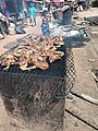 Roasted Guinea fowls in Northern Ghana 01