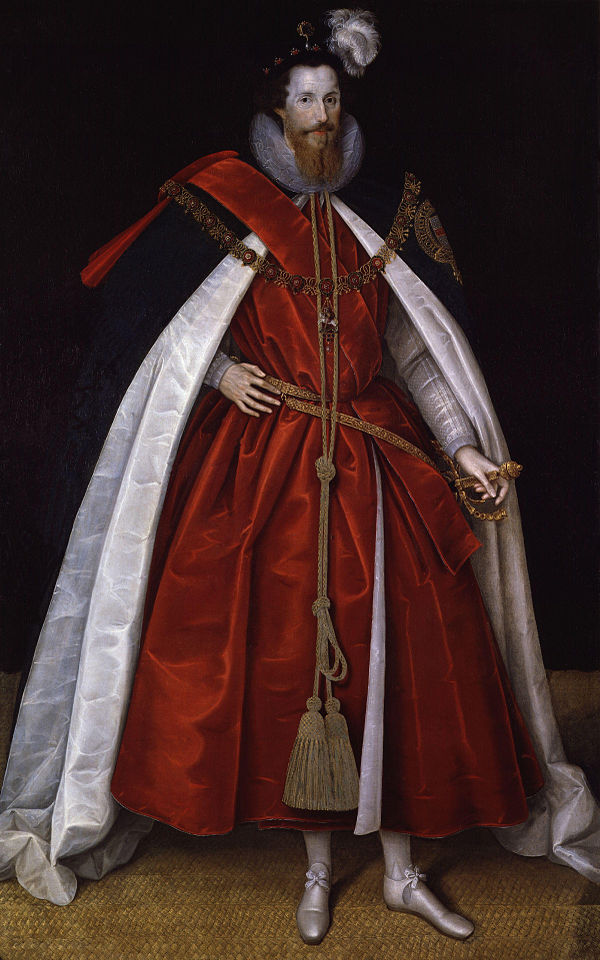 Portrait by Marcus Gheeraerts, c. 1597