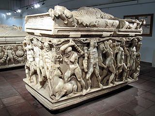 Sarcophage d'Hercule datant de 25-260 av. J-C