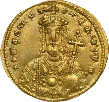 Gold solidus of Romanos II.