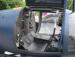 Interior of a Croatian R-2M Mala photographed in 2010 Ronilica R-2M 3.JPG
