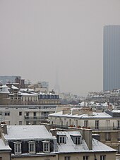 Paris, France, on 17 December Roofs of Paris in December 2009.jpg