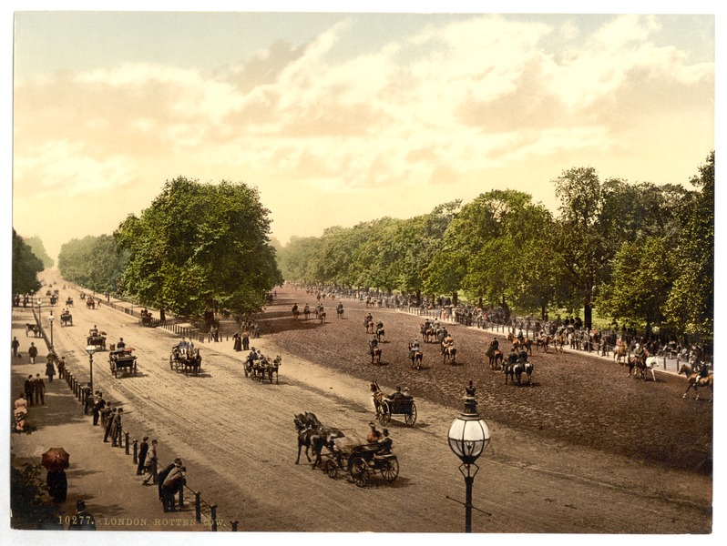 File:Rotten Row and Hyde Park Corner, London, England-LCCN2002696936.tif