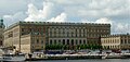 Stockholm Palace, the official residence of the Royal Family, with its appéarance consecrated between 1730–1830.