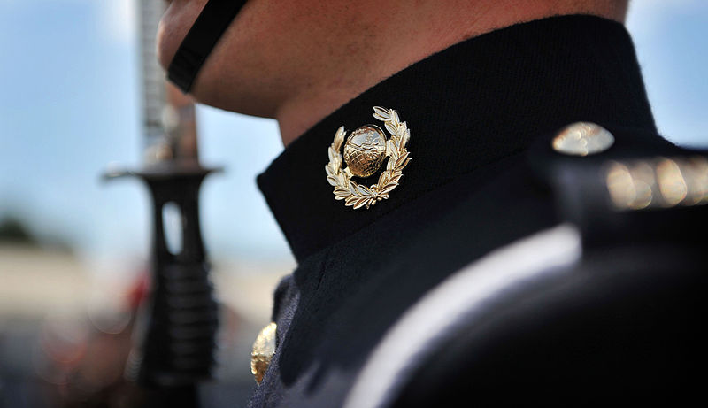 File:Royal Marine During Passing Out Parade MOD 45154046.jpg